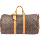 Louis Vuitton Canvas Monogram Keepall 55