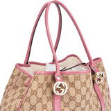 Gucci GG Monogram Heart Twins Shoulder Bag