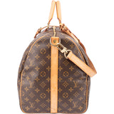 Louis Vuitton Canvas Monogram Keepall 55 Bandouliere