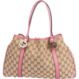 Gucci GG Monogram Heart Twins Shoulder Bag