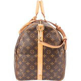 Louis Vuitton Canvas Monogram Keepall 55 Bandouliere