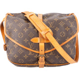 Louis Vuitton Canvas Monogram Saumur 30 Crossbody Bag