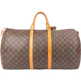 Louis Vuitton Canvas Monogram Keepall 55