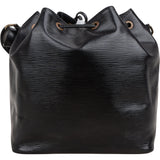 Louis Vuitton Noir Epi Leather Sac Noé Petit Shoulder Bag