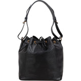 Louis Vuitton Noir Epi Leather Sac Noé Petit Shoulder Bag