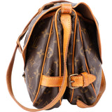 Louis Vuitton Canvas Monogram Saumur 30 Crossbody Bag