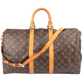 Louis Vuitton Canvas Monogram Keepall 45 Bandouliere