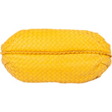 Bottega Veneta Yellow Intrecciato Leather Belly Hobo Bag