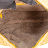 Bottega Veneta Yellow Intrecciato Leather Belly Hobo Bag