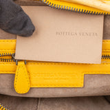 Bottega Veneta Yellow Intrecciato Leather Belly Hobo Bag