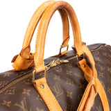Louis Vuitton Canvas Monogram Keepall 50 Bandouliere