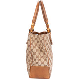 Gucci GG Monogram Bamboo Handbag