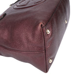 Gucci Metallic Leather GG Soho Handbag