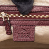 Gucci Metallic Leather GG Soho Handbag