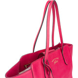 Gucci Pink Leather Swing Handbag