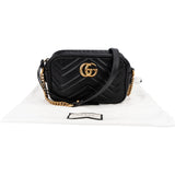 Gucci Leather GG Marmont Crossbody Bag