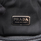 Prada Black Nylon Triangle Travel Pouch