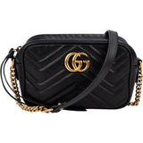 Gucci Leather GG Marmont Crossbody Bag