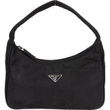 Prada Black Nylon Triangle Vintage Re-Editon Handbag