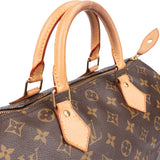 Louis Vuitton Canvas Monogram Speedy 30 Handbag