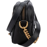 Gucci Leather GG Marmont Crossbody Bag