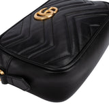 Gucci Leather GG Marmont Crossbody Bag