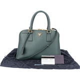 Prada Smeraldo Saffiano Leather Promenade Handbag