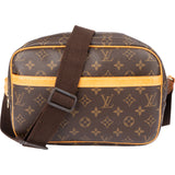 Louis Vuitton Canvas Monogram Reporter PM Crossbody Bag