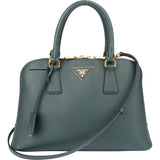 Prada Smeraldo Saffiano Leather Promenade Handbag