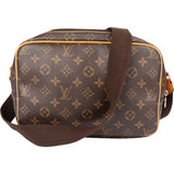 Louis Vuitton Canvas Monogram Reporter PM Crossbody Bag