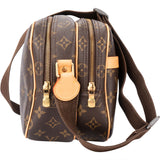 Louis Vuitton Canvas Monogram Reporter PM Crossbody Bag