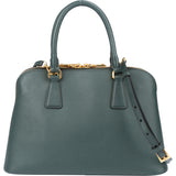 Prada Smeraldo Saffiano Leather Promenade Handbag