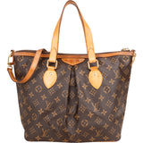 Louis Vuitton Canvas Monogram Palermo PM Handbag