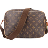 Louis Vuitton Canvas Monogram Reporter PM Crossbody Bag