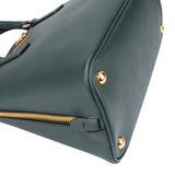 Prada Smeraldo Saffiano Leather Promenade Handbag