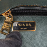 Prada Smeraldo Saffiano Leather Promenade Handbag