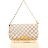 Louis Vuitton Damier Azur Monogram Favorite MM Shoulder Bag
