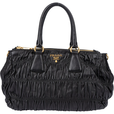 Prada Quilted Leather City Handbag
