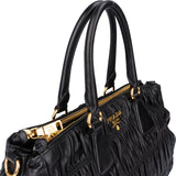 Prada Quilted Leather City Handbag