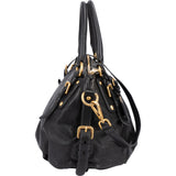 Prada Black Leather City Handbag