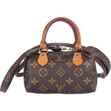 Louis Vuitton Canvas Monogram Mini Speedy Handbag