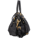 Prada Black Leather City Handbag