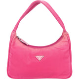 Prada Pink Nylon Triangle Vintage Re-Editon Handbag