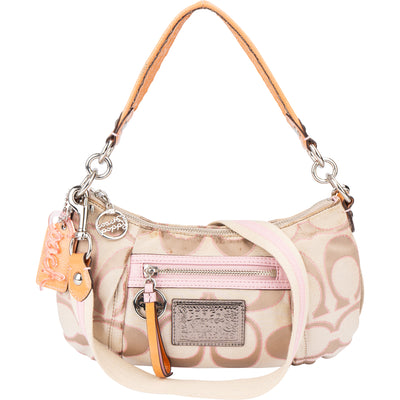 Coach Monogram Poppy Shoulder Bag