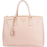 Prada Rose Cammeo Saffiano Leather Galleria Handbag