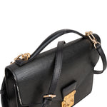 Louis Vuitton Noir Epi Leather Monceau Handbag - vintageandkickz