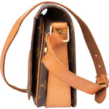 Louis Vuitton Canvas Monogram Cartouchiere MM Crossbody Bag