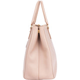 Prada Rose Cammeo Saffiano Leather Galleria Handbag