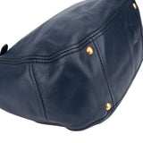 Prada Blue Leather City Handbag
