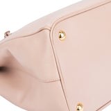 Prada Rose Cammeo Saffiano Leather Galleria Handbag